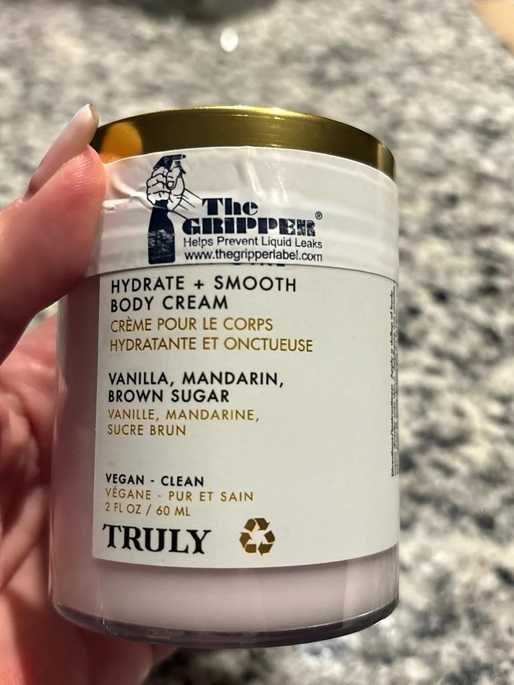 Truly Hydrate + Smooth Body Cream Vanilla Mandarin Brown Sugar Body